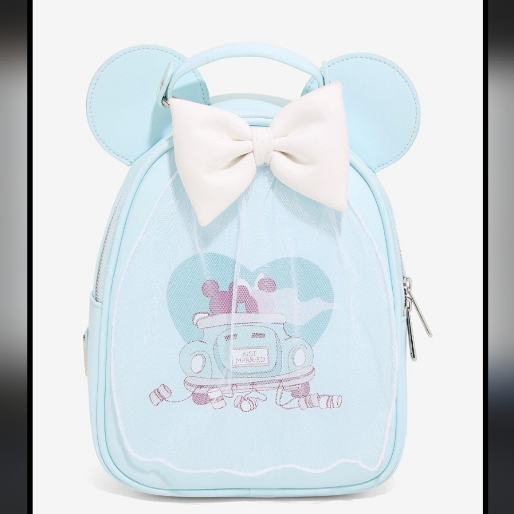 Loungefly Disney Mickey & Minnie Wedding Figural Mini Backpack - Just Married